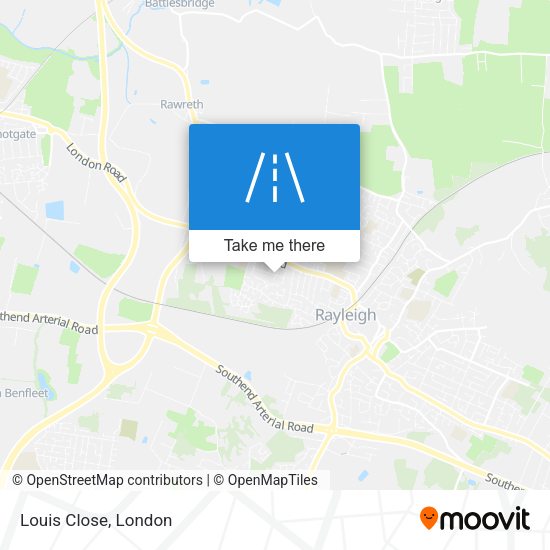 Louis Close map