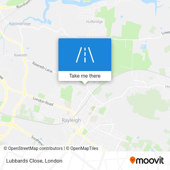 Lubbards Close map