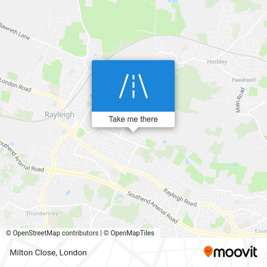 Milton Close map