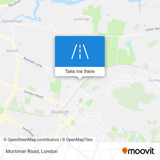 Mortimer Road map
