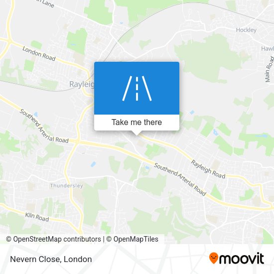 Nevern Close map