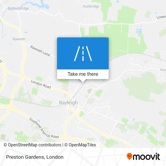 Preston Gardens map