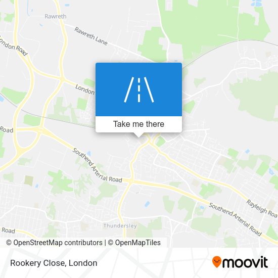 Rookery Close map