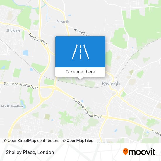 Shelley Place map