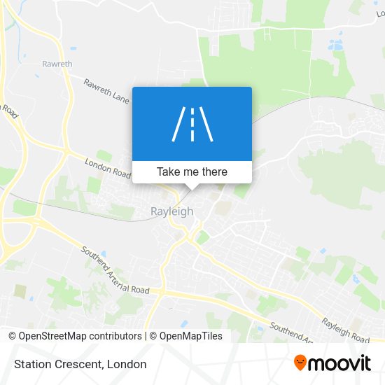Station Crescent map