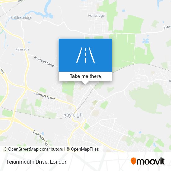 Teignmouth Drive map