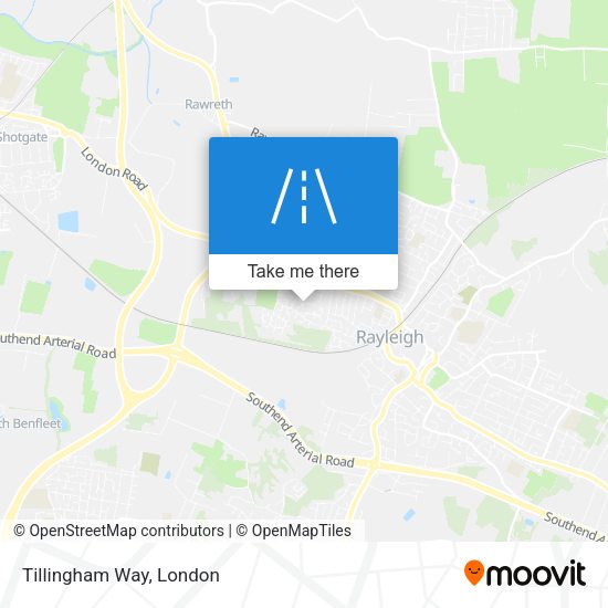 Tillingham Way map