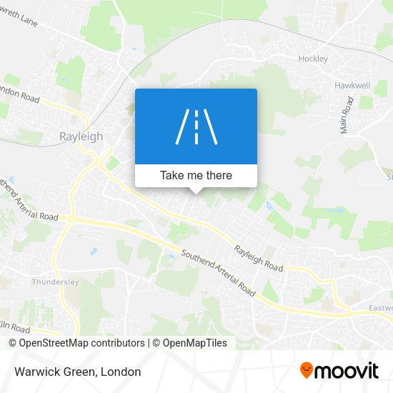 Warwick Green map