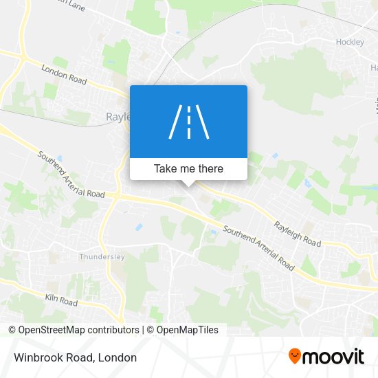 Winbrook Road map