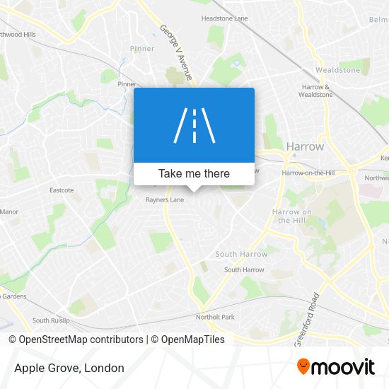 Apple Grove map