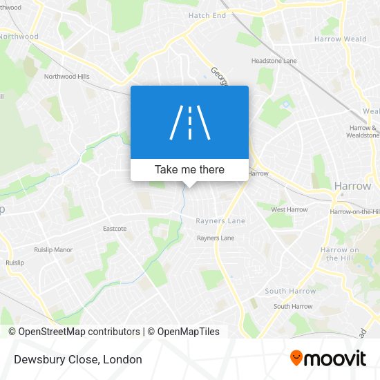 Dewsbury Close map