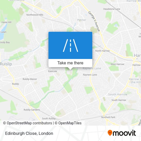 Edinburgh Close map