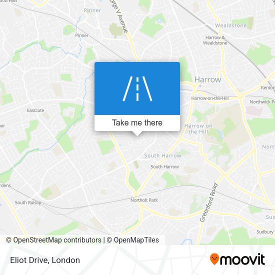 Eliot Drive map