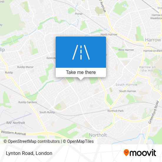 Lynton Road map