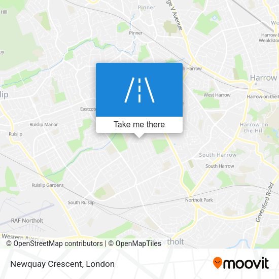 Newquay Crescent map