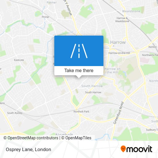 Osprey Lane map