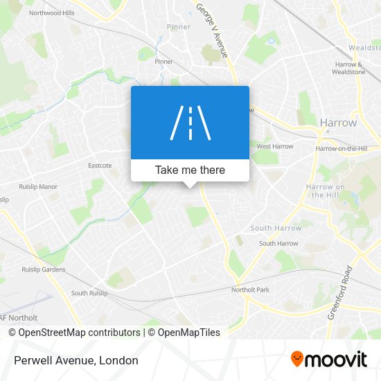 Perwell Avenue map