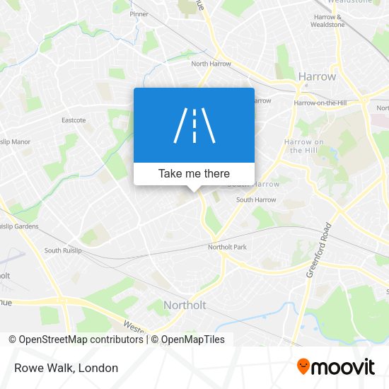Rowe Walk map