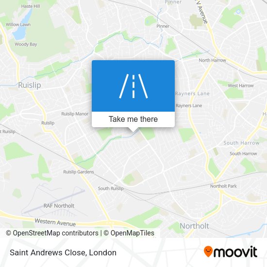 Saint Andrews Close map