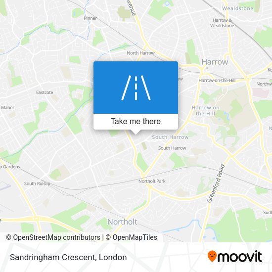 Sandringham Crescent map