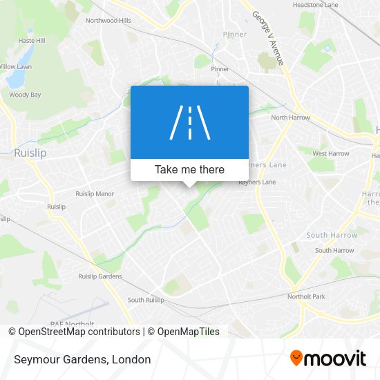 Seymour Gardens map