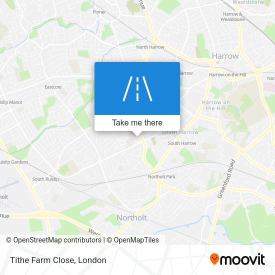 Tithe Farm Close map