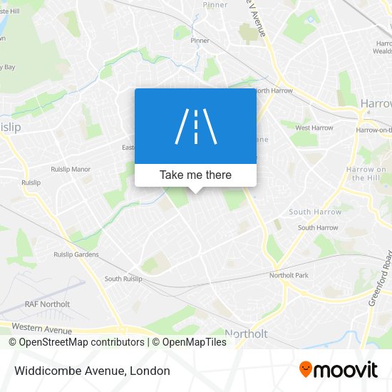 Widdicombe Avenue map