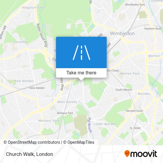 Church Walk map