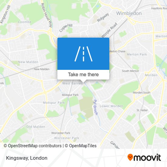 Kingsway map