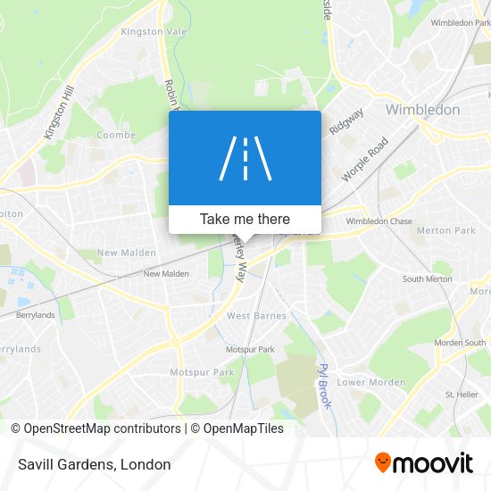 Savill Gardens map
