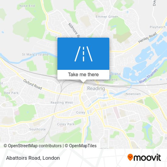 Abattoirs Road map