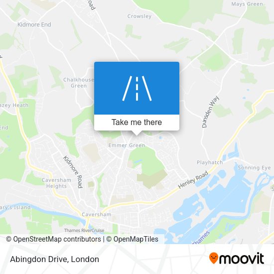 Abingdon Drive map