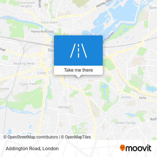 Addington Road map