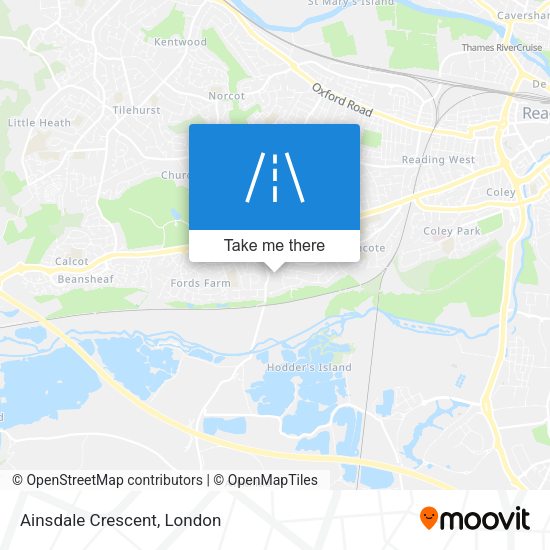 Ainsdale Crescent map