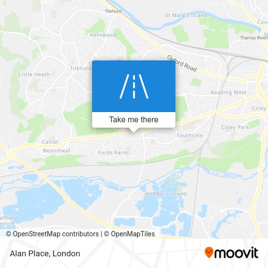 Alan Place map
