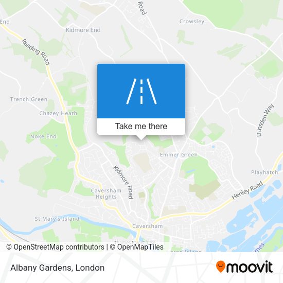 Albany Gardens map