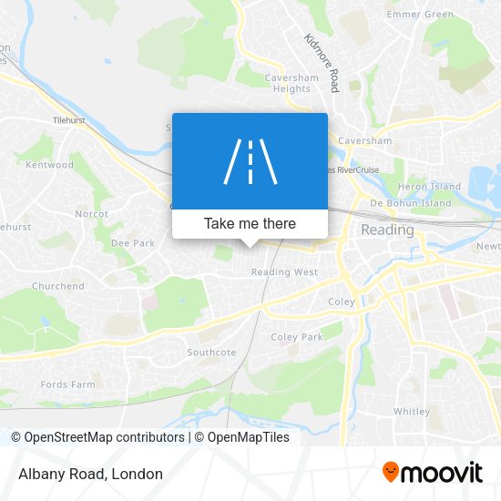Albany Road map