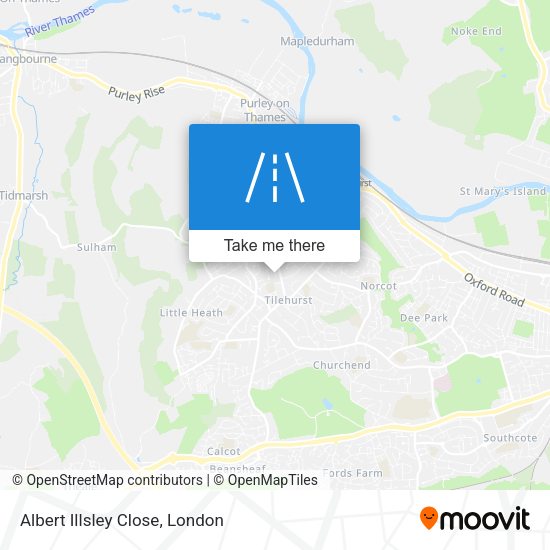 Albert Illsley Close map
