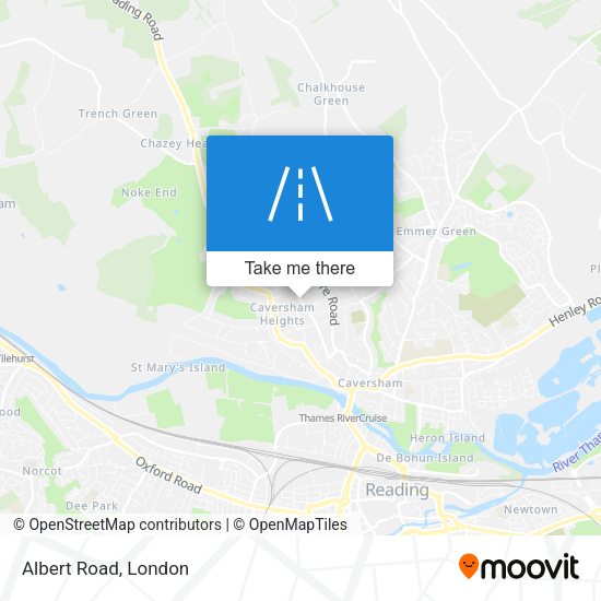 Albert Road map