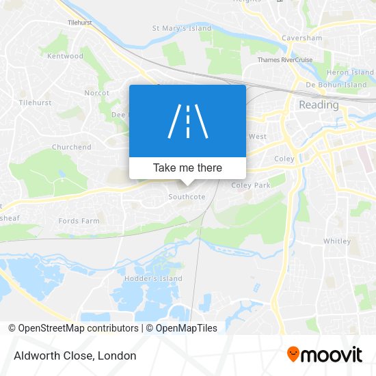 Aldworth Close map