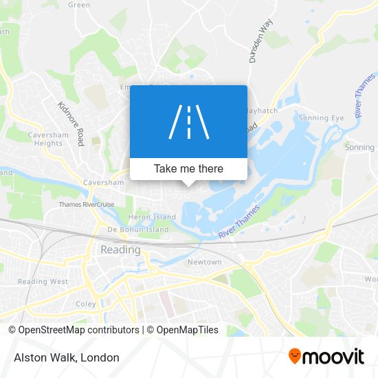 Alston Walk map