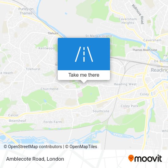 Amblecote Road map