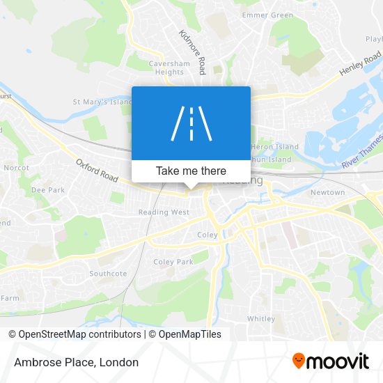 Ambrose Place map