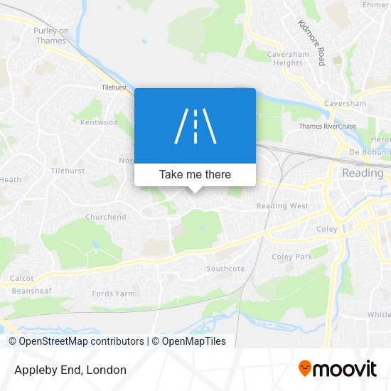 Appleby End map