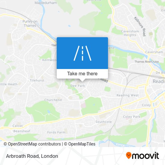 Arbroath Road map