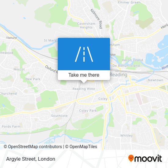 Argyle Street map