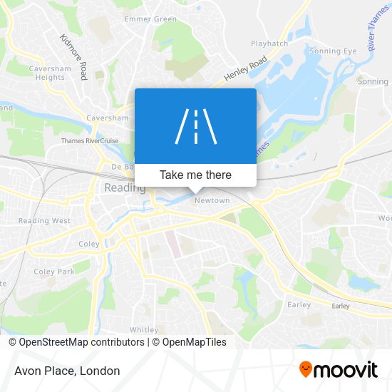Avon Place map
