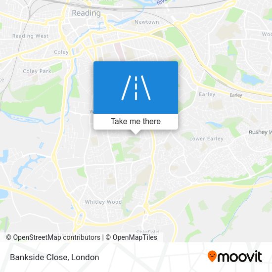 Bankside Close map