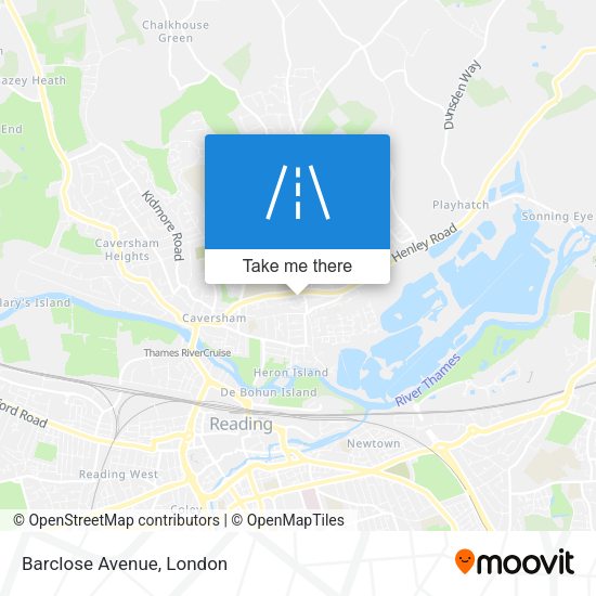 Barclose Avenue map
