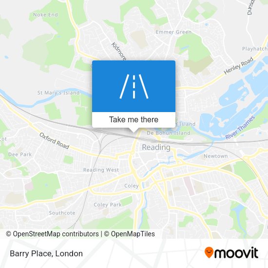 Barry Place map